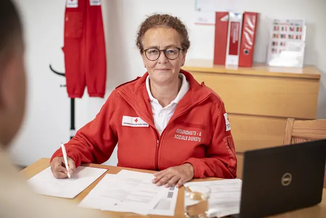 Freiwillig engagiert beim Roten Kreuz bei den Gesundheits- und Sozialen Diensten. | Foto: Rotes Kreuz Baden