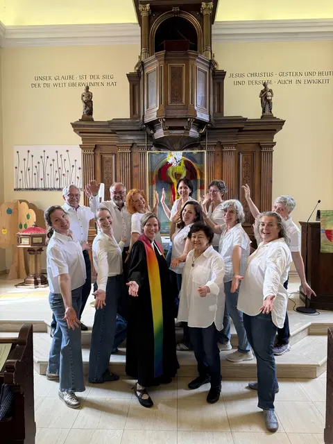 Der Gospelchor der evangelischen Pfarrgemeinde Mödling lädt zum Mitsingen ein. | Foto: Evangelische Pfarre Mödling