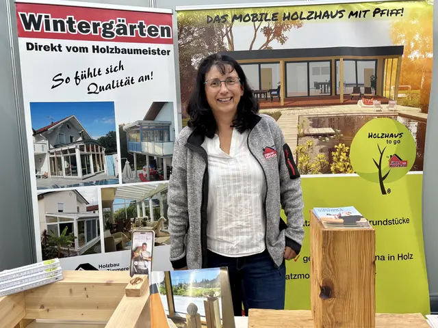 Gabriele Frauscher von Führer Holzbau. | Foto: Barbara Ebner/MeinBezirk