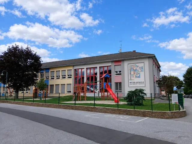 Die Sanierung der MIttelschule läuft ab 2027 und wird in mehreren Bauphasen erledigt. | Foto: Gemeinde Krottendorf-Gaisfeld