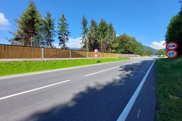 Ortseinfahrt Altenmarkt Lärmschutz. | Foto: Land Salzburg