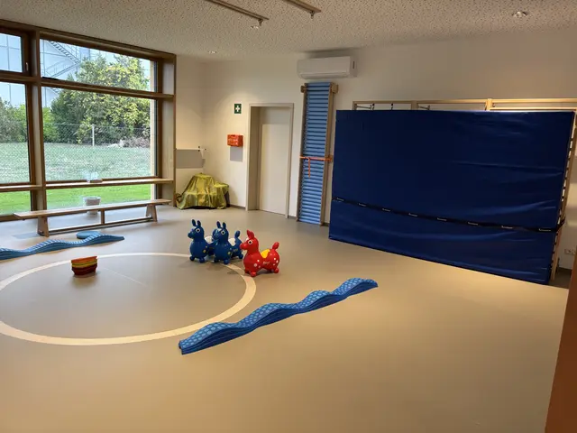 Auch der Turnsaal lädt zum Herumtoben ein.  | Foto: MeinBezirk/Birgit Bachhofner
