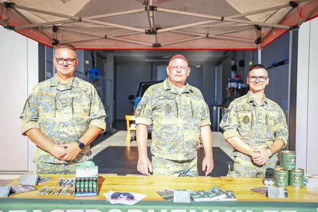 Auch das Bundesheer war vertreten. | Foto: Rene Wallentin