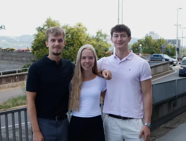 David Dallinger, Anna Hofstödter, Peter Schuhbauer (v. li.).

 | Foto: UHS Steyr