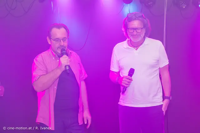 Walter Pozzobon mit Untersützung von Martin Böhm, der sich zurückhielt (vlnr). | Foto: cine-motion.at / R. Ivanek