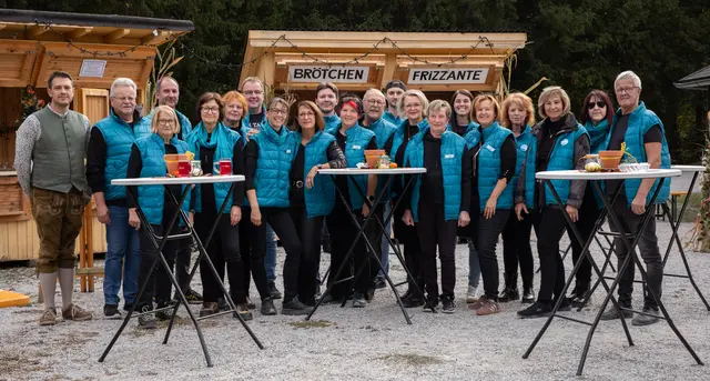 Das WfG-Team verwöhnte die Herbstfest-Besucher. | Foto: Santrucek