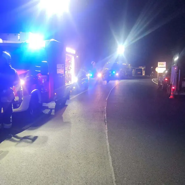 Die Einsatzkräfte waren am Freitagabend zur Stelle.