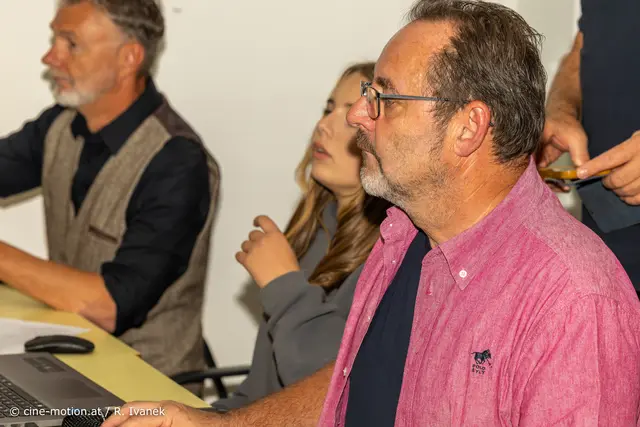 Tontechnik voll im Überblick - Günther, Alina und Walter Pozzobon. | Foto: cine-motion.at / R. Ivanek