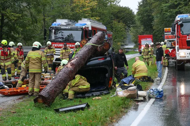 TENT 26: Große Katastrophenschutzübung der Bezirkshauptmannschaft Hallein mit mehr als 400 Einsatzkräften von Feuerwehr, Bergrettung, Wasserrettung, Höhlenrettung, Rotes Kreuz und Polizei im Wiestal.  | Foto: Land Salzburg / Franz Neumayr