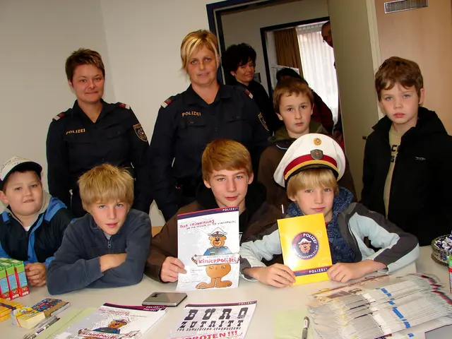 Bei der Kinderpolizei: Für coole Kids von 6 bis 12 wurde ebenfalls ein buntes Programm zusammengestellt. | Foto: Michaela Seyer