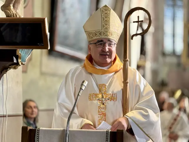 Zum 490. Jubiläum des Marktes ließ es sich Diözesanbischof Krautwaschl nicht nehmen die heilige Messe in Niederwölz zu feiern. | Foto: MeinBezirk/Angelika Brunner