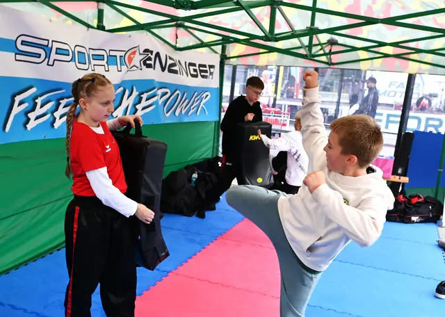 Kickboxen macht Spaß. | Foto: Josef Wind
