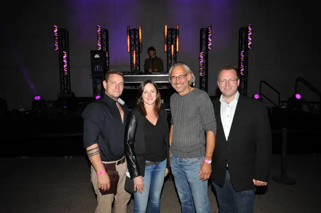 Andreas Pilz, Sofie Müller, Martin Reinelt und Herbert Pfisterer. | Foto: Sascha Trimmel