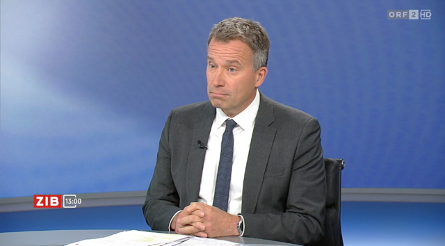 Am Sonntag erneuerte Johannes Kopf in der ORF-"Pressestunde" seine Forderung nach einem höheren Pensionsantrittsalter. | Foto: ORF/Screenshot