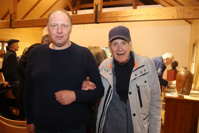 Toni Schwaiger kam mit seinem Neffen Martin Schwaiger aus Ellmau.