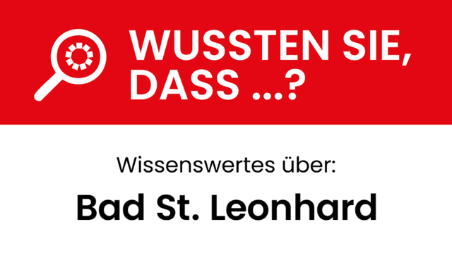 Wissenswertes über Bad St. Leonhard | Foto: MeinBezirk.at
