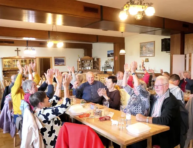 Das Spanferkel wurde im Gasthaus sehr genossen.  | Foto: Anneliese Richter