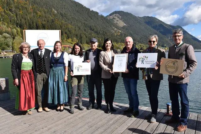 Der Naturpark Weissensee wurde beim Jahrestreffen der Naturparke Österreich zum „Naturpark des Jahres 2026“ ausgezeichnet. | Foto: MeinBezirk/Carmen Rienzner