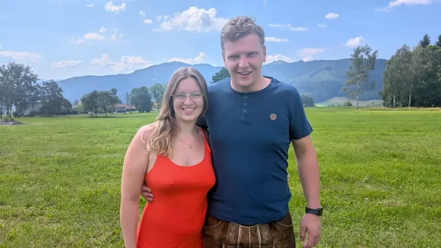 Peter und seine neue Hofdame Lisa.
