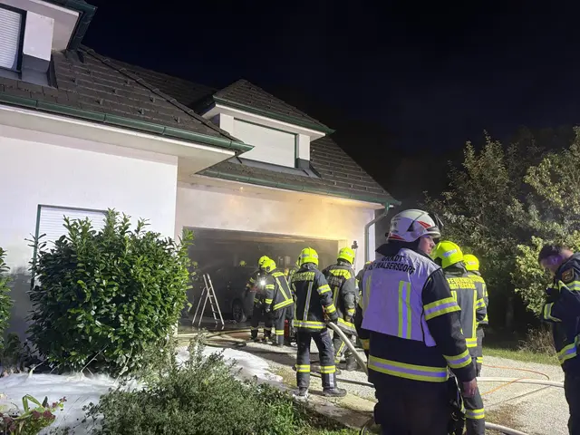 Bereits nach 20 Minuten meldeten die Florianis "Brand aus". | Foto: Feuerwehr Mattersburg