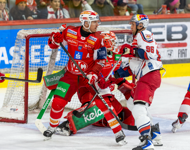 Die Rotjacken, die selbst keine Chance mehr haben, sich für das Achtelfinale in der Königsklasse zu qualifizieren, treten am Mittwoch, dem 14. Oktober 2026, auswärts bei den Eisbären Berlin an (Symbolfoto) | Foto: EC-KAC/Wolfgang Jannach