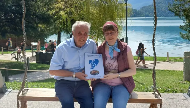 Hanzi Artač hat die Liebe zur Musik an seine Tochter Marija weitergegeben. Gemeinsam sind mittlerweile mehr als 100 Lieder entstanden. | Foto: Privat