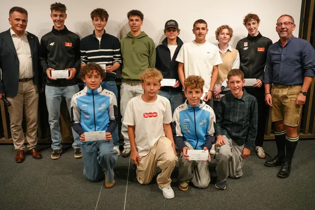 Das nordische Skiteam des Skiclubs Bischofshofen | Foto: Johannes Burger/Stadtgemeinde Bischofshofen