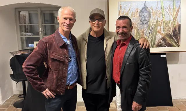 Von links: Erich Traxler, Anton Thurnberger und John Wieser. | Foto: Brauhausgalerie