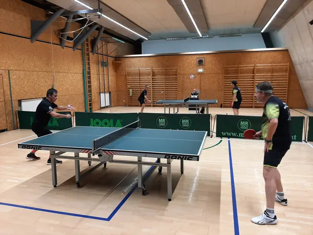 Im Spiel gegen Didi Stubenvoll musste sich Benni trotz starker Leistung mit 0:3 geschlagen geben