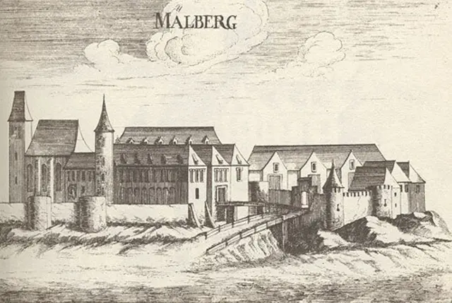 Zwischen historischen Mauern wurde Politik gemacht: In Mailberg schlossen sich Adelige und Städtevertreter im Kampf um mehr Einfluss zusammen. | Foto: Kupferstich von Georg Matthäus Vischer