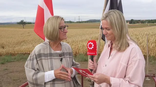 Entscheidungs-Wordrap: Johanna Mikl-Leitner mit Sandra Schütz | Foto: Lukas Triebelnig