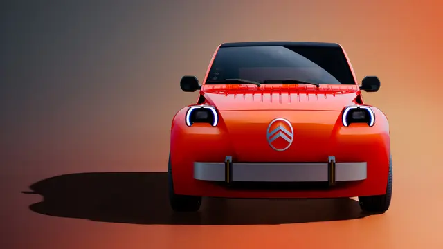 Citroën interpretiert den legendären 2CV neu: Das elektrische Konzept verbindet Retro-Charme mit moderner Technik. Die Serienversion soll bis 2028 kommen. | Foto: Citroën