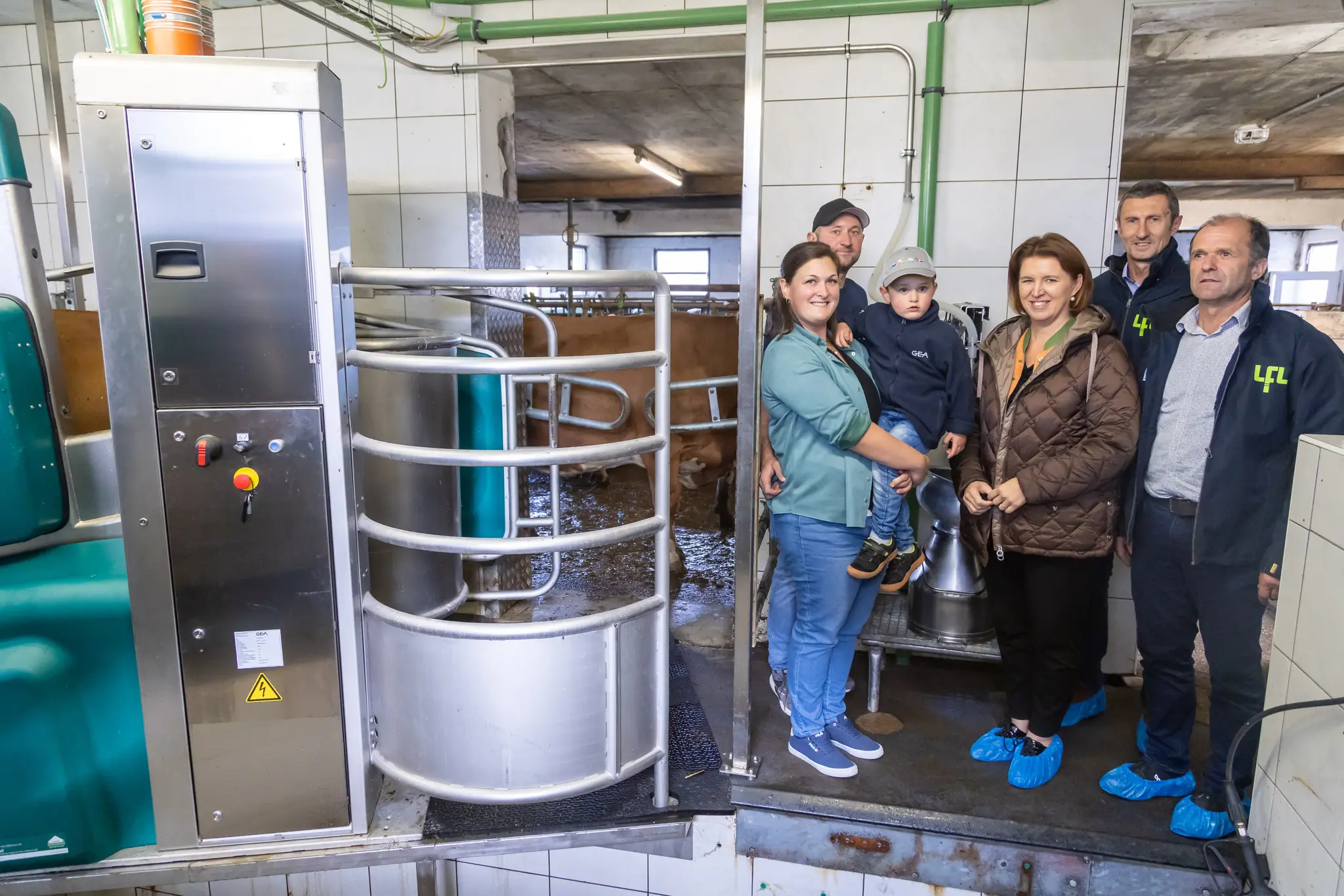 Susanne und Werner Aistleithner: 1.000. Melkroboter in Oberösterreich in ...