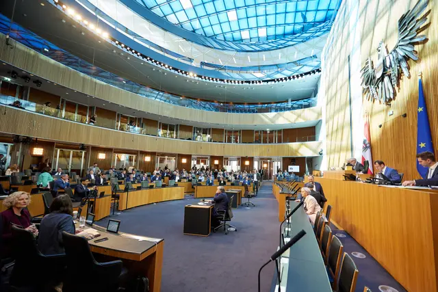Der Nationalrat beschäftigt sich mit der Almwirtschaft. | Foto: Parlamentsdirektion/​Thomas Topf