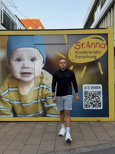 Mit dem Laufprojekt startet der 23-jährige Soma Santa aus Neusiedl am See gemeinsam mit der Beno Gold GmbH eine Spendenaktion zugunsten der St. Anna Kinderkrebsforschung. | Foto: Soma Santa