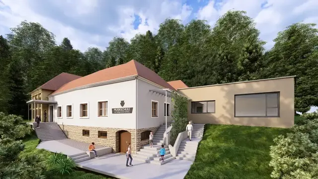 Die Musikschule in Hartberg wird nach der Sanierung und Erweiterung im Oktober neu eröffnet. | Foto: Stadtgemeinde Hartberg