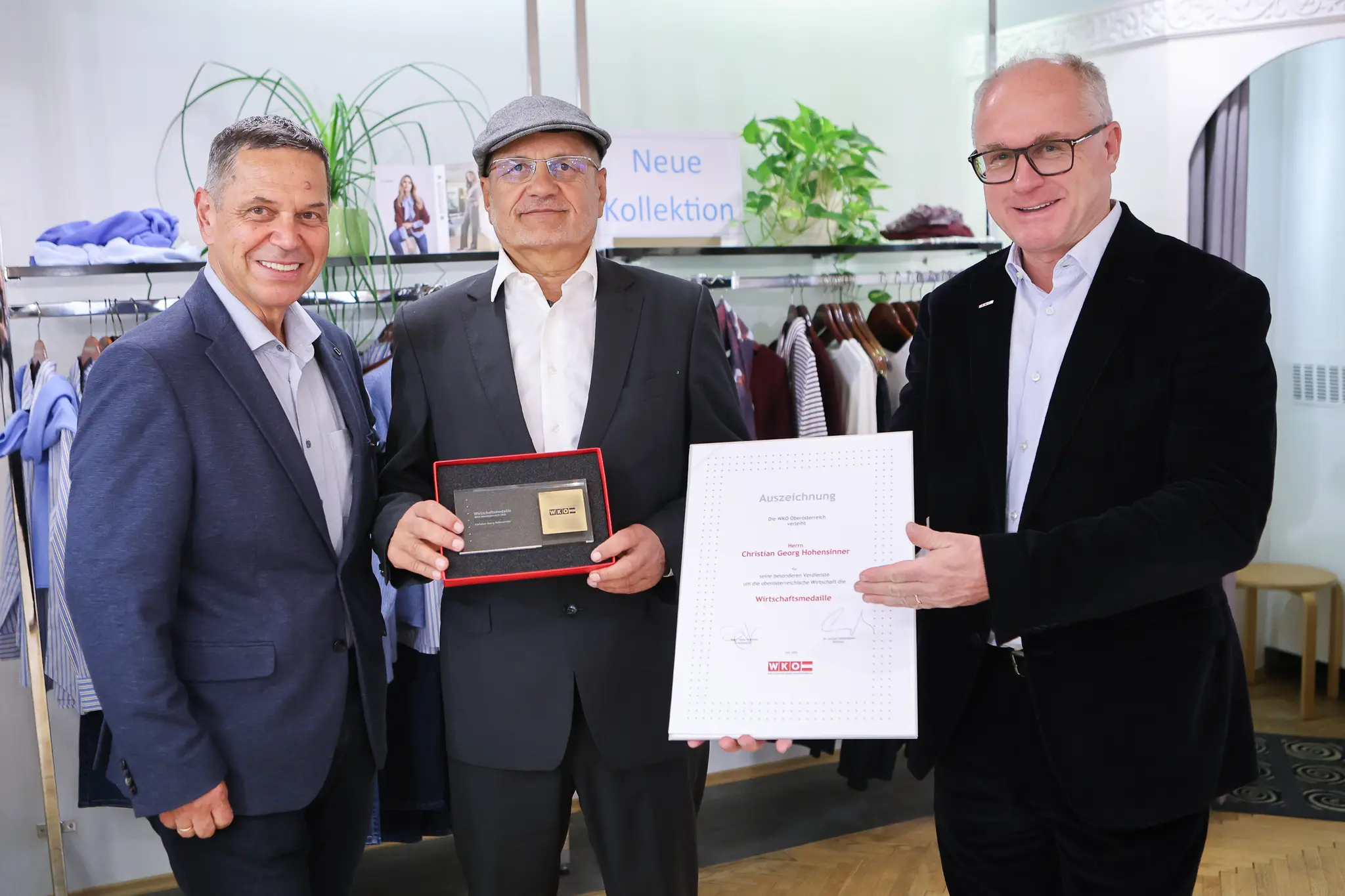 Ehrung in Grieskirchen: Christian Hohensinner erhält Wirtschaftsmedaille ...