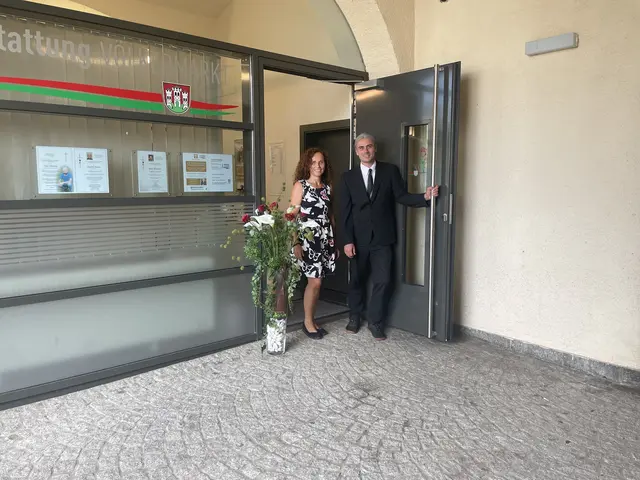 Angelika Silan und Geschäftsführer Marko Pandel von der Bestattung Völkermarkt | Foto: Stadtgemeinde Völkermarkt