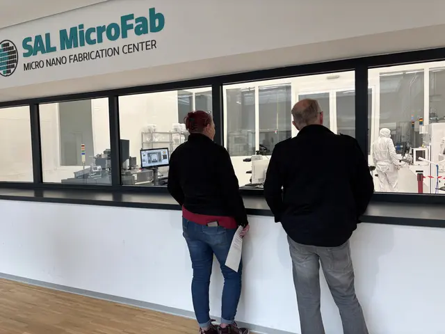 Das SAL MicroFab gewährte Einblicke. 