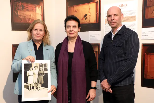 Kulturgemeinderätin Elisabeth Kreuzhuber, Kuratorin Milli Segal und Kulturamtsleiter Gregor Kremser. | Foto: Stadt Krems
