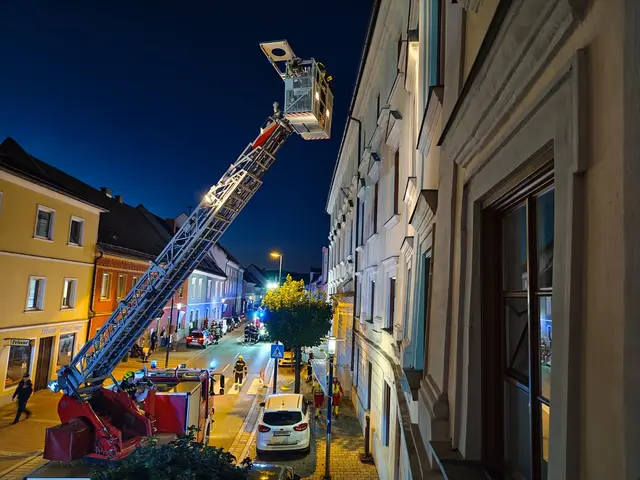 Spektakuläre Bilder lieferte die Feuerwehrübung im Haus Elisabeth. | Foto: Caritas Kärnten