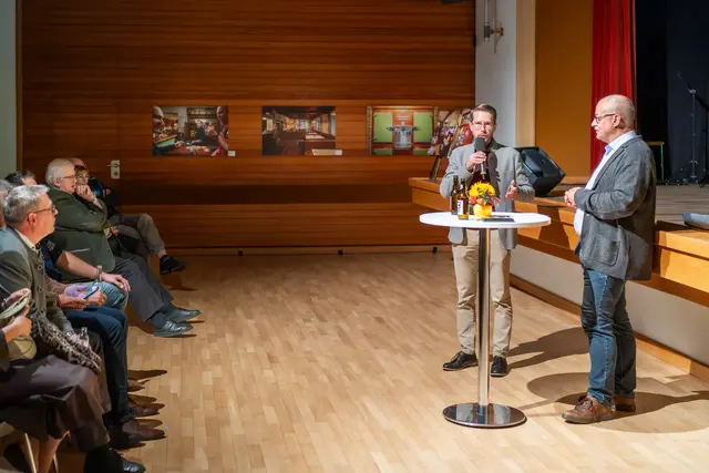 Stefan Ostermann (Volkskultur NÖ) &amp; Kulturstadtrat Otmar Garschall 
 | Foto: Filmgut Thomas Zeller