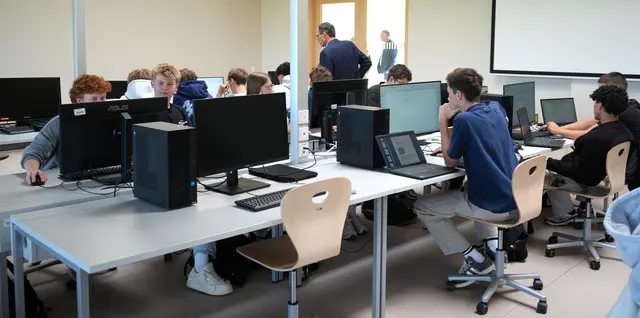 Die Schüler haben jetzt modernste Räumlichkeiten zur Verfügung.