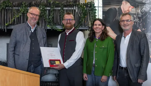 Von links: Christian Naderer, Peter Reisinger, Verena Majer und Thomas Denk. | Foto: Günter Iby