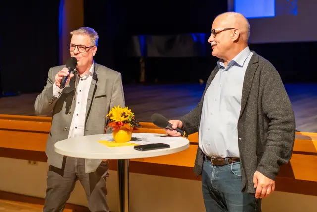 Wirtschaftskammerobmann, Fachgruppe Gastronomie, Dietmar Schöner &amp; Kulturstadtrat Otmar Garschall | Foto: Filmgut Thomas Zeller