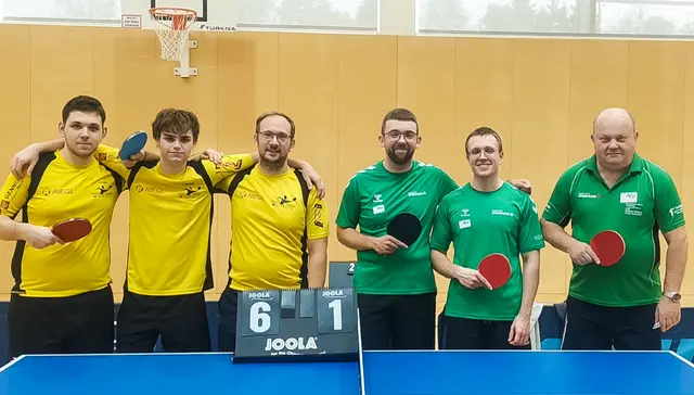 Lukas Gebert-Germ, Sven Kremser, Thomas
Mayr, Martin Mayerhofer, Johannes Huber und Franz Elsigan. | Foto: UTTC Horn