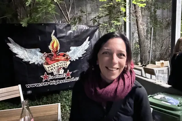 Birgit Fischer war mit Freunden zum Jubiläum in den Freiraum gekommen. | Foto: Petra Ortner