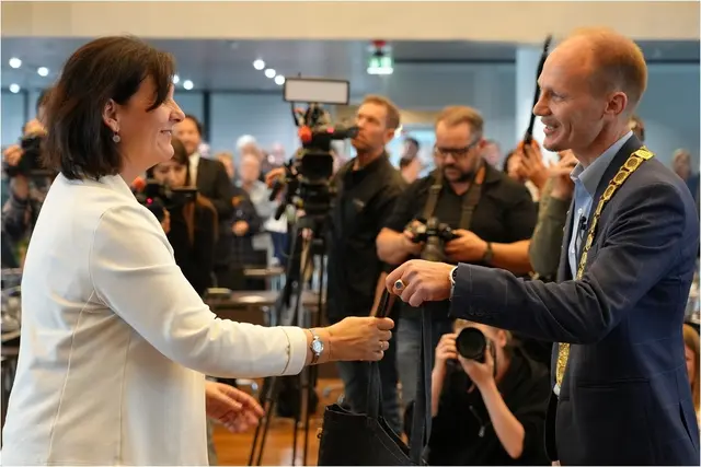 GR Andrea Haselwanter-Schneider bei der Angelobung im Gemeinderat | Foto: Erich Staudinger