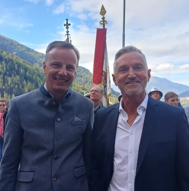 Dietmar Walser (Geschäftsführer TVB Tiroler Oberland, Erlebnisraum Kaunertal), Bgm. Christian Kalsberger (v.l.). | Foto: Monika Hammerl