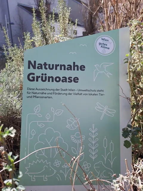 Der Bildungsgarten Kranzgasse umfasst zwei unterschiedlich gestaltete Gartenbereiche, die für die Vermittlung von Umweltbildung konzipiert sind. | Foto: BV 15